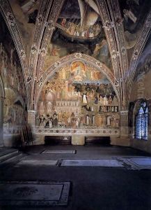 Triumph of the Church and Navicella by Andrea Bonaiuti da Da Firenze
