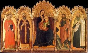 Madonna and Child with Saints by Andrea Bonaiuti da Da Firenze