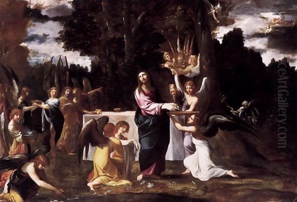 Christ Served by Angels in the Wilderness - view 1