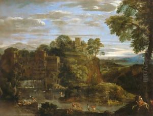 Landscape with the Flight into Egypt 2 by Domenico Zampieri (Domenichino)