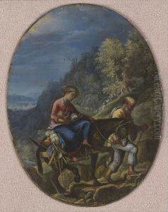 The Flight into Egypt by Adam Elsheimer