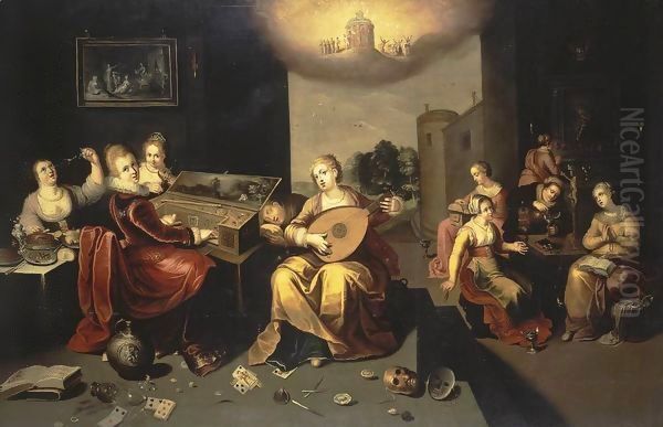 Parable of the Wise and Foolish Virgins - view 1