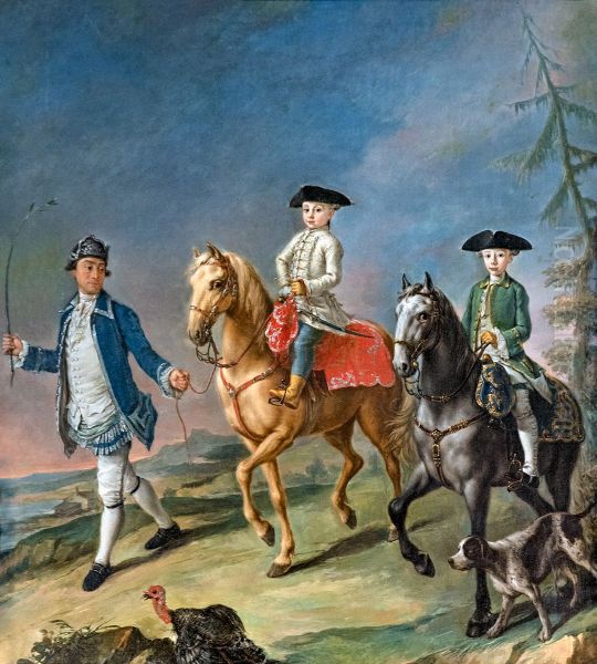 Promenade on Horseback - view 1
