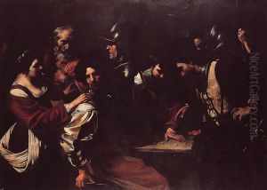 The Denial of St Peter by Bartolomeo Manfredi