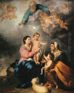 The Holy Family (The Seville Virgin) by Bartolome Esteban Murillo
