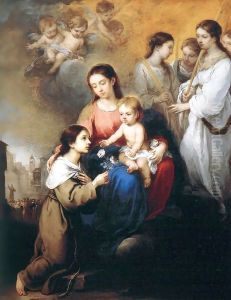 Virgin and Child with St Rosalina of Palermo