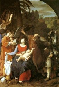 The Rest on the Flight into Egypt by Carlo Saraceni