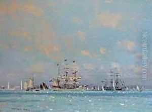 Tall Ships In The South Hampton Waters