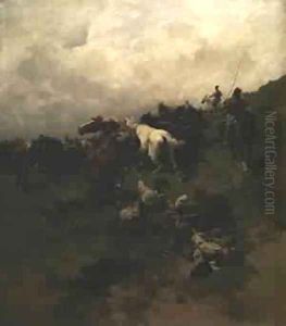 Capture Of A Horse With A Lariat