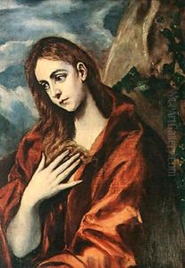 Penitent Magdalene 1585-90 by Sir Edward Coley Burne-Jones