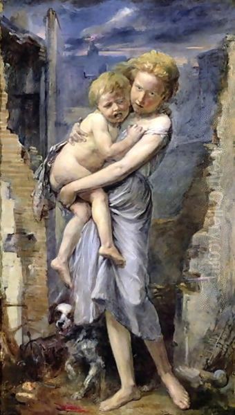 Brother and Sister Two Orphans of the Siege of Paris in 1870 71 - view 1
