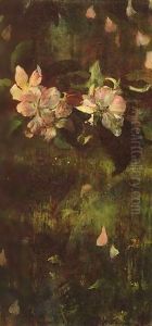 Apple Blossoms by Jeno Gabor