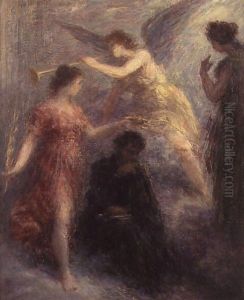 Apotheose de Berlioz 19th century by Ignace Henri Jean Fantin-Latour