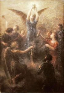 Lohengrin by Ignace Henri Jean Fantin-Latour