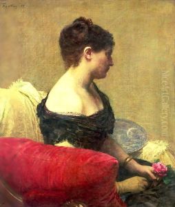 Portrait of Madame Maitre by Ignace Henri Jean Fantin-Latour