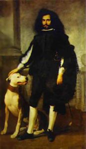 Portrait Of Andres De Andrade I La Col 1656-1660 by Bartolome Esteban Murillo