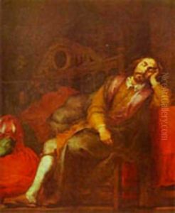 The Dream Of The Patrician Detail 1662-1665 by Bartolome Esteban Murillo