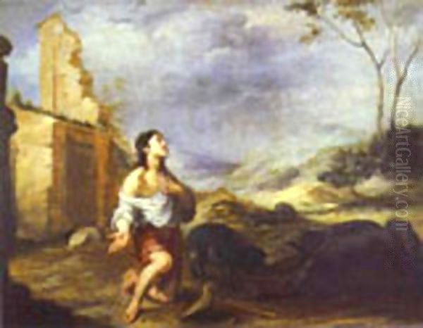 The Prodigal Son Feeding Swine 1660s - view 1