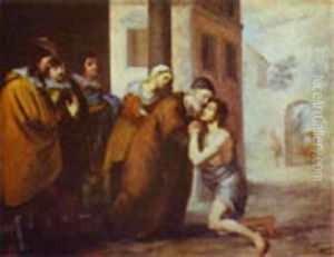 The Return Of The Prodigal Son 1660s by Bartolome Esteban Murillo