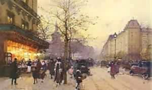 Place De La Republique Paris by Eleanor Fortescue-Brickdale