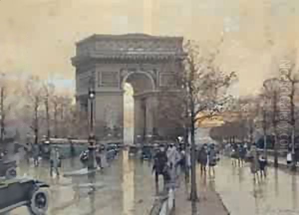 The Arc de Triomphe Paris - view 1
