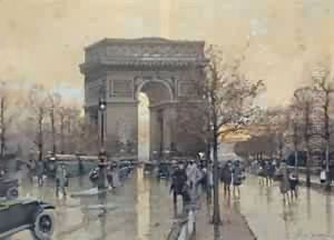 The Arc de Triomphe Paris by Eleanor Fortescue-Brickdale