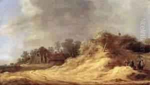 Beach At Scheveningen 1646 by Jan van Goyen
