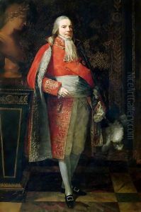 Portrait of Charles Maurice de Talleyrand Perigord by Pal Mihaltz