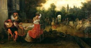 Queen Elizabeth I and the Earl of Leicester at Kenilworth
