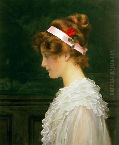 Profile of a young girl - view 1