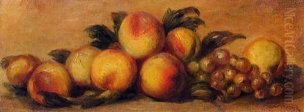 Still Life with Peaches and Grapes - view 1