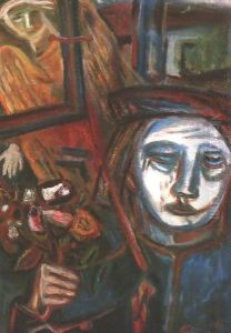 Self portrait with an Angel Shooting Through 1942