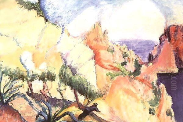 From the Isle of Capri 1913 - view 1
