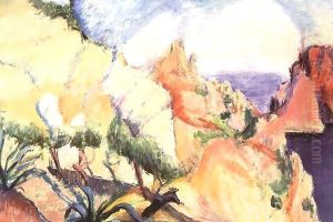 From the Isle of Capri 1913 by Paul Brill