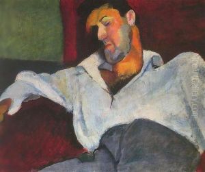 Portrait of Composer Leo Weiner 1911 by Paul Brill