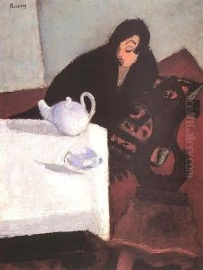 Woman in Black 1927 by Paul Brill