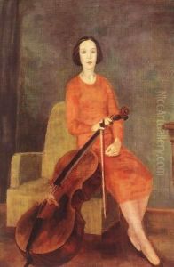 Woman Playing the Cello II 1937