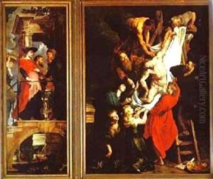 Jan Bruegel The Younger And Peter Paul Rubens Christ In The House Of Martha And Mary 1628 by (studio of) Rubens, Peter Paul