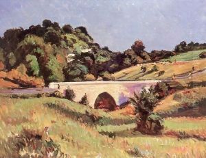 Roman Bridge at Dorgicse 1971 by Imre Amos