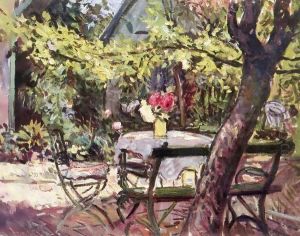 Sunshine in the Garden 1965 by Imre Amos