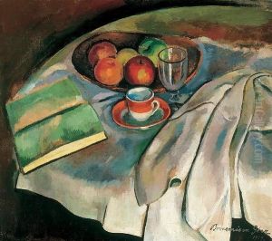 Still life with White Tablecloth 1919