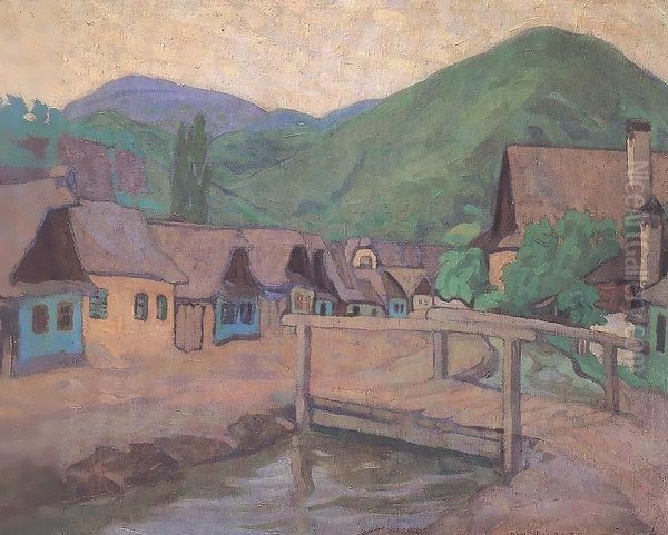 Houses along the Brook 1908 - view 1