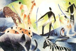 Hunting 1960 by Geza Bene