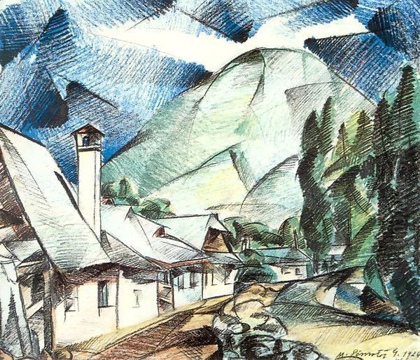 Street in Nagybanya 1924 - view 1