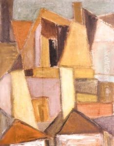 Roofs and Walls of Szentendre 1940s by Maerten Jacobsz Van Heemskerch