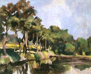 Brookside 1927 by Maria Modok