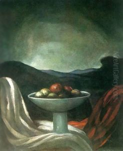 Still life in the Landscape 1924 by Maria Modok