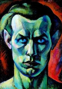 Self Portrait (Self Portrait from the Front) 1921 by Jan van Beers