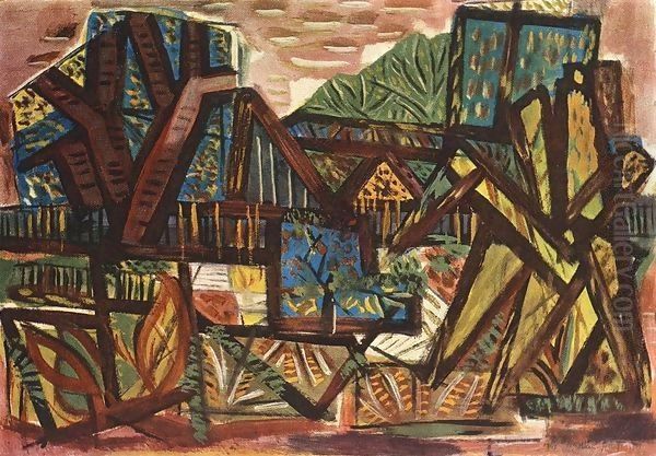 Landscape at Bekasmegyer 1947 - view 1