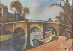 Bank of the Seine (Bridge in Paris) 1931 by Tibor Duray